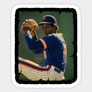 Dwight Gooden in New York Mets Sticker